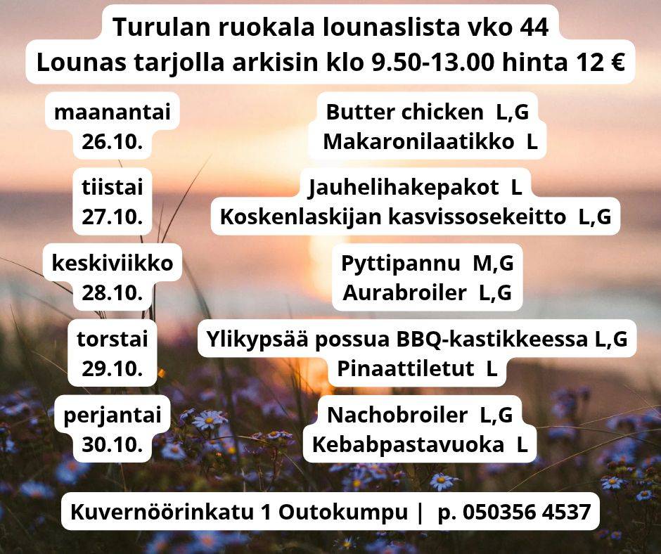 Viikon 44 ruokalista